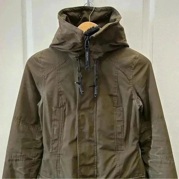 Aritzia TNA Bancroft Parka Winter Jacket Coat Dark Olive  Green Size XXS - Picture 11 of 16